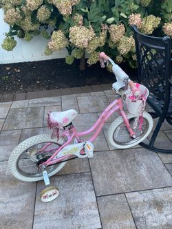 Trek Kids Girls Pink Bike with Training Wheels