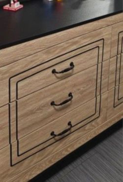 6 Drawers Dressing With Mirror/Cash Only 