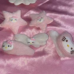 Hello Kitty Hair Clips 