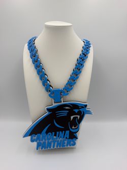 3D printed Hype chains/ Carolina Panthers Football Hype chain/ NFL Chain