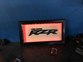 Rzr wall art led remote control