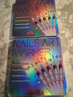 Gel nail markers