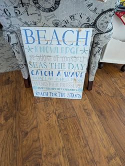 Wood Hand Painted Picture