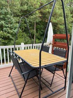 Table- outdoor with chairs