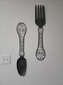 Kitchen Decor Fork and Spoon