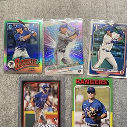 Evan Carter Rookie Card Lot