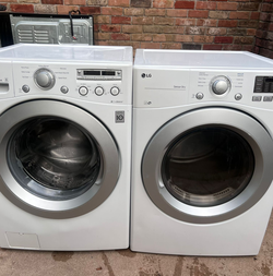 LG Front Load Washer & Dryer Set - Large Capacity