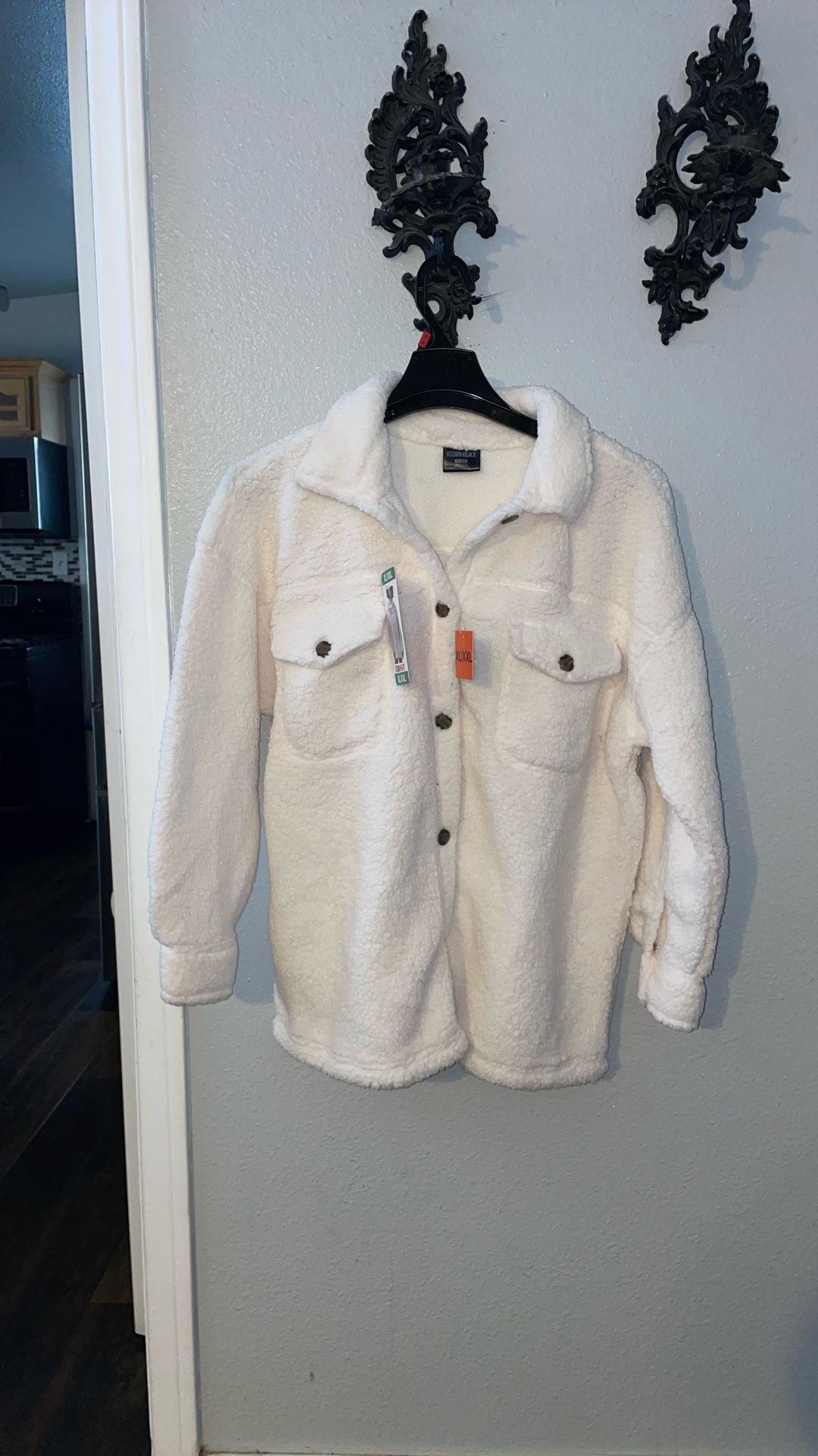 32 Degree Button Down Fleece Sweater ** (17)