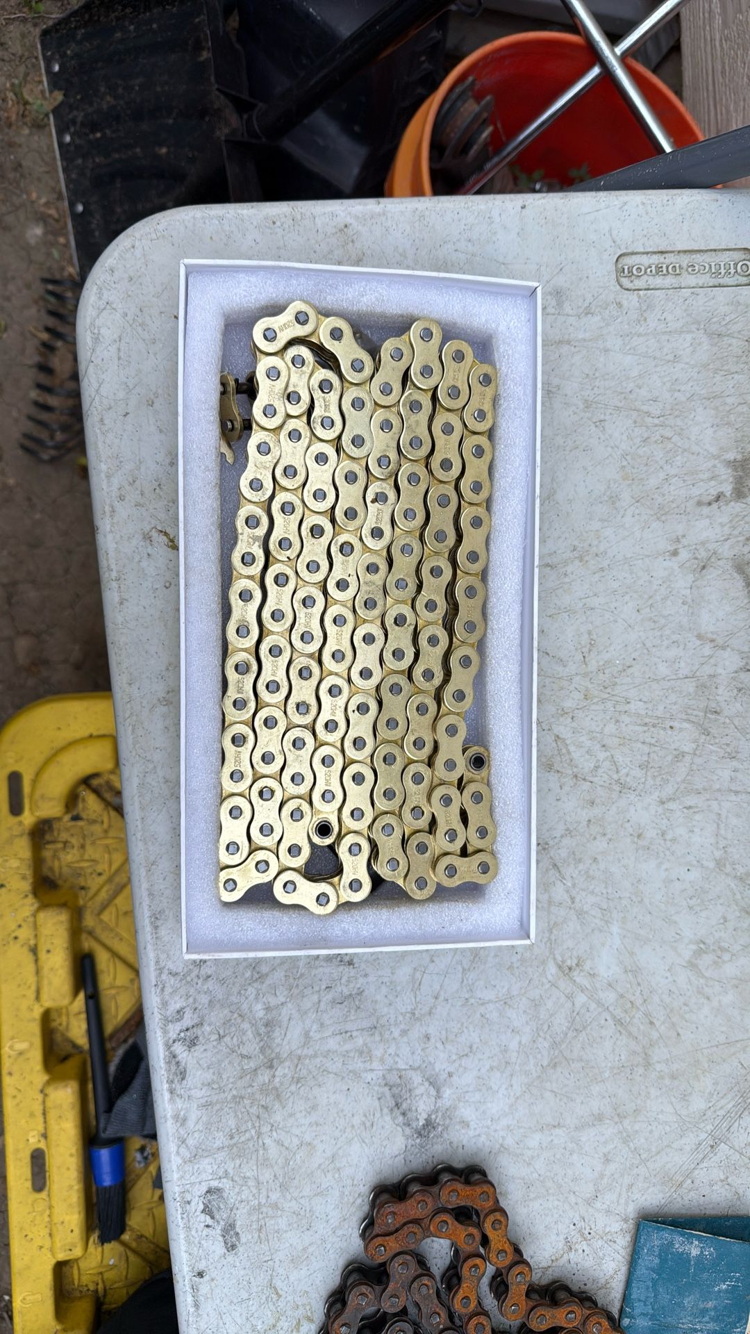 520 Gold O Ring Chain