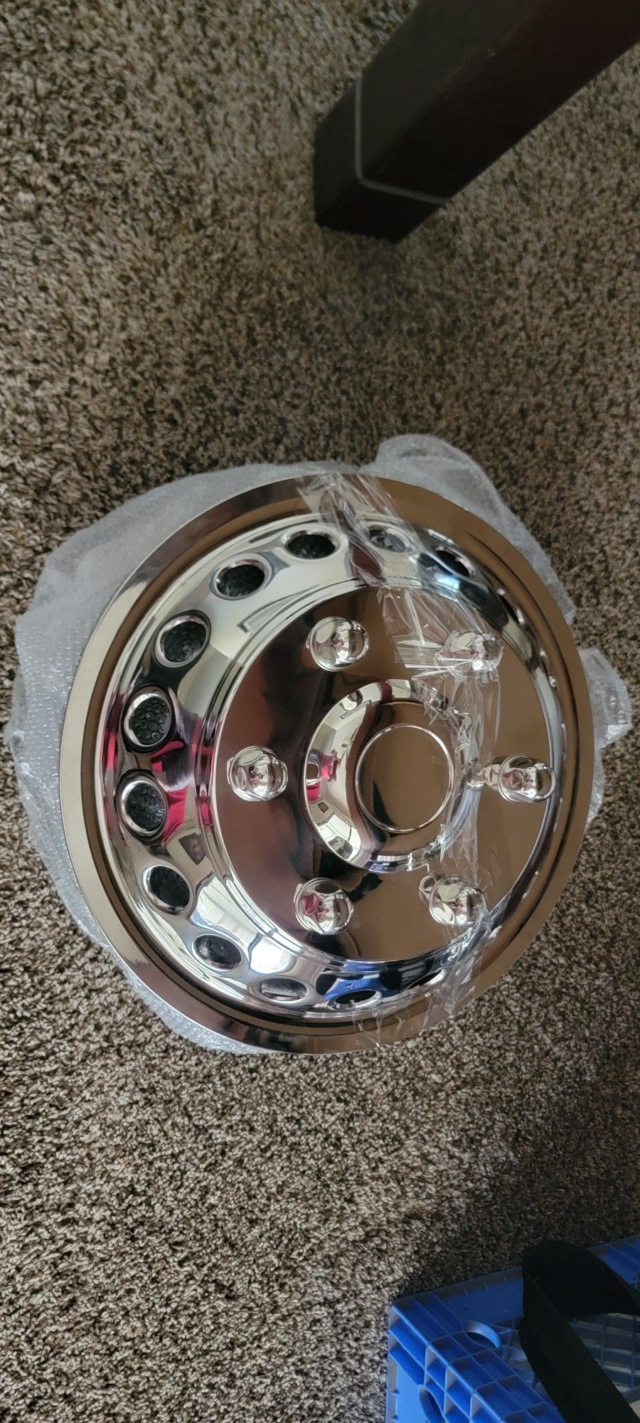 Chrome Wheel Simulators - Dually Sprinter Van Hubcaps Set Of 4 - BRAND NEW