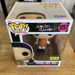 SDCC 2022 Exclusive Sticker Funko Pop Young-Hee Doll Squid Games New 6 Inch
