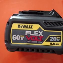 DeWalt Flex Volt 20/60 6Ah Battery New Olde Stock Needs Jump Charging  $ 180.. Value  $50.00