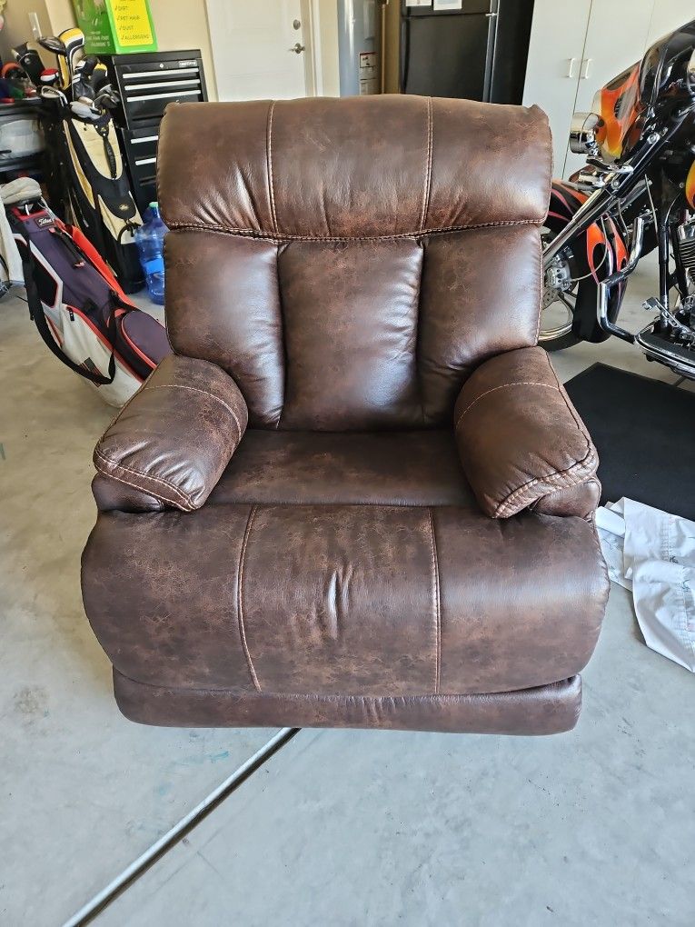 Power Lumbar Lift Recliner