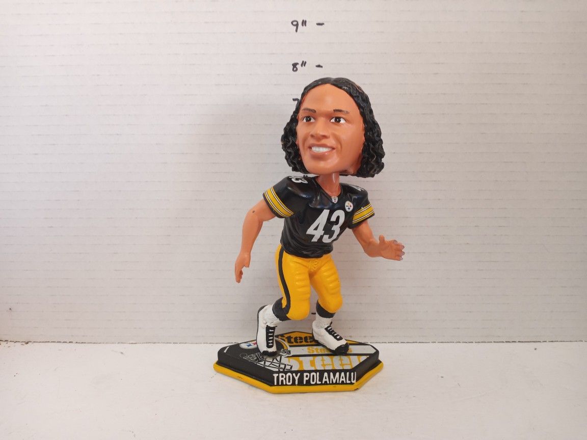 Pittsburgh steelers SGA Troy Polamalu bobblehead with broken fingers