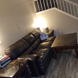 Leather Couch 