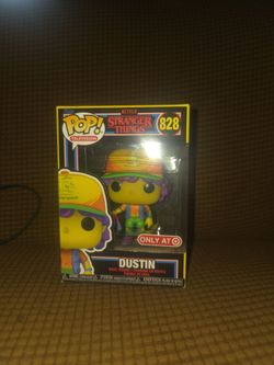 Neon dustin henderson funko pop