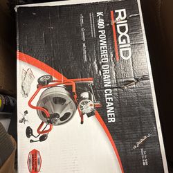 Rigid k-400 powered drain cleaner