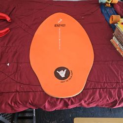 BPS New Zealand 'Shaka' Skimboard with Colored EVA Grip Pads and High Gloss Clear Coat Wooden Skim Boards for Beach Adventures 30"x16"