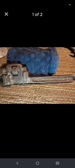 Vintage Pipe Wrench Roxbury Mass USA