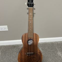 Luna Tattoo Mahogany Concert Ukulele