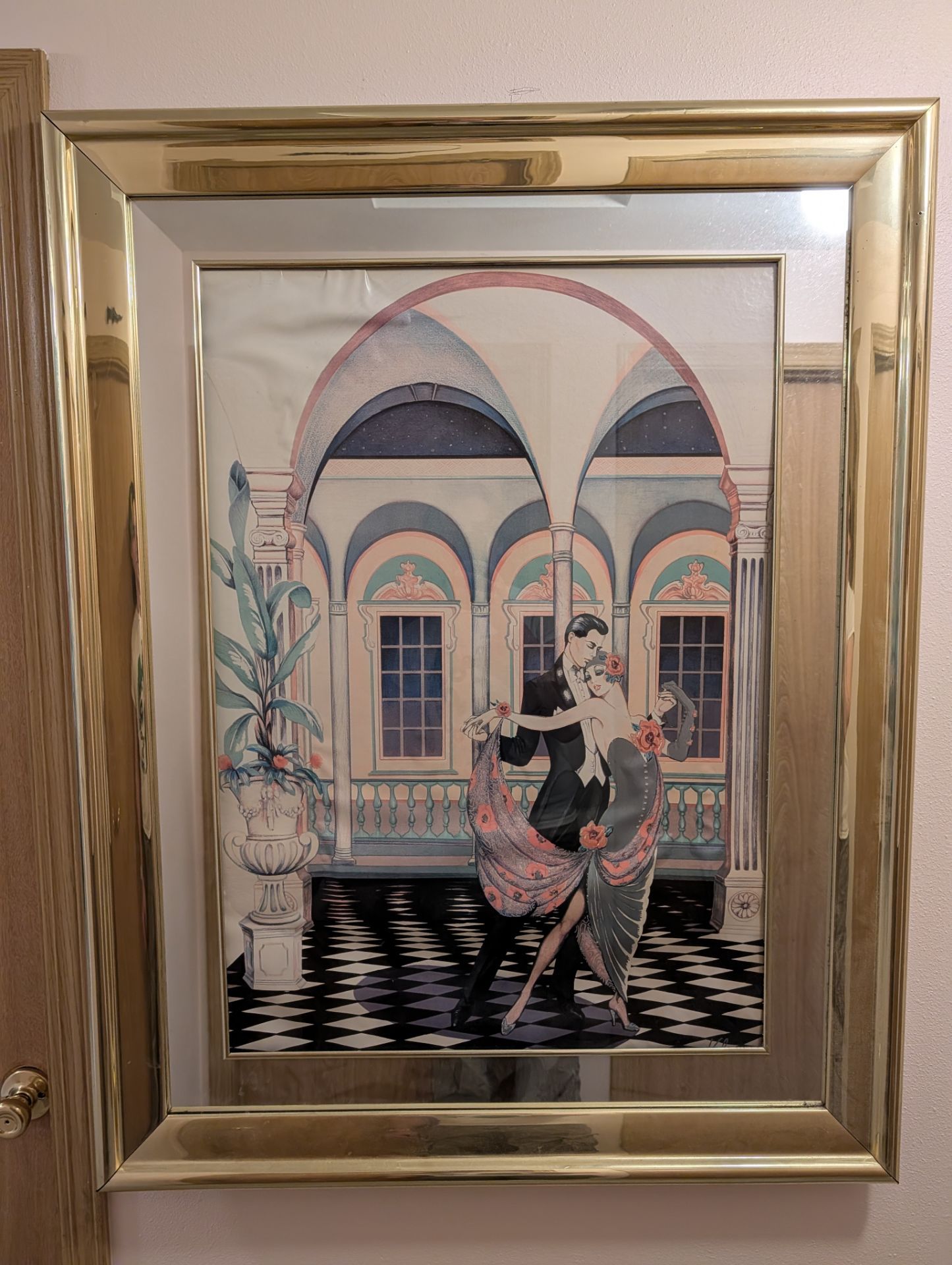 Now and Forever. Mary Vickers art print framed.
