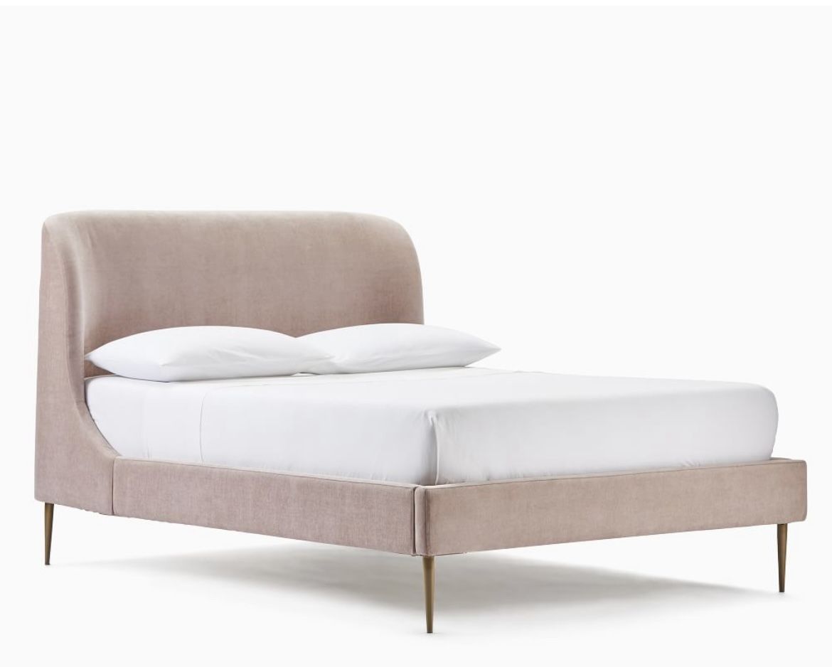 West Elm Lana Upholstered Bed (Mattress not Included)