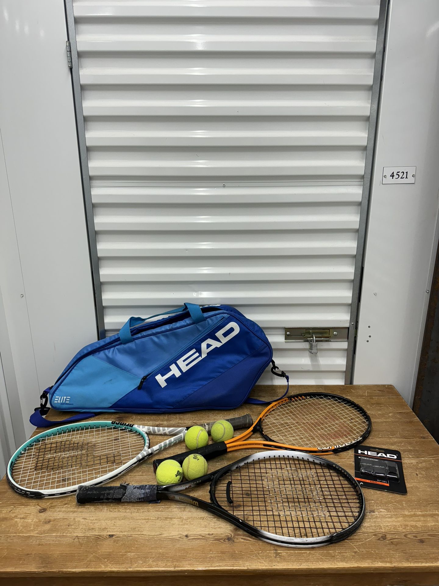 Tennis Rackets W/ Bag & Balls 