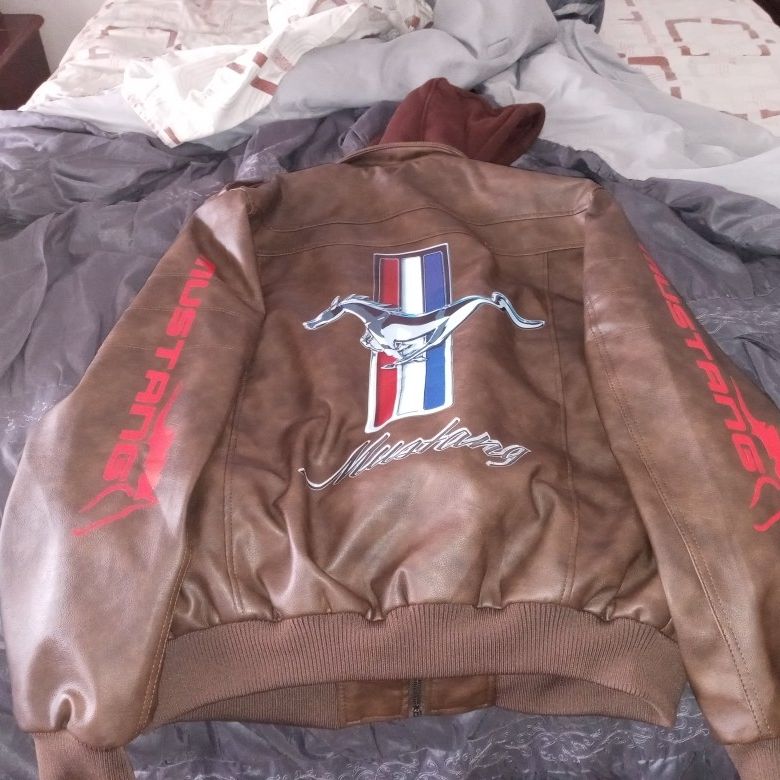 Faux Leather Mustang Jacket
