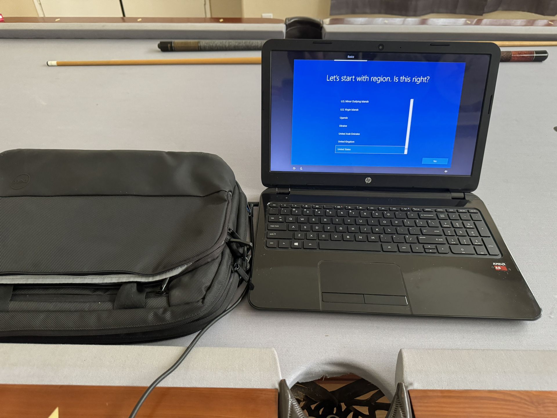 HP Laptop And Bag