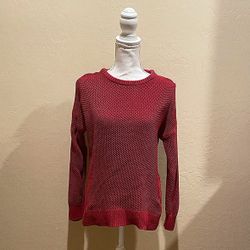 Womens’ Old Navy Red Knitted Tunic-Length Sweater [Size M] ‼️SALE‼️