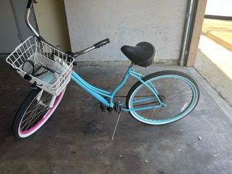 Girls bike with basket