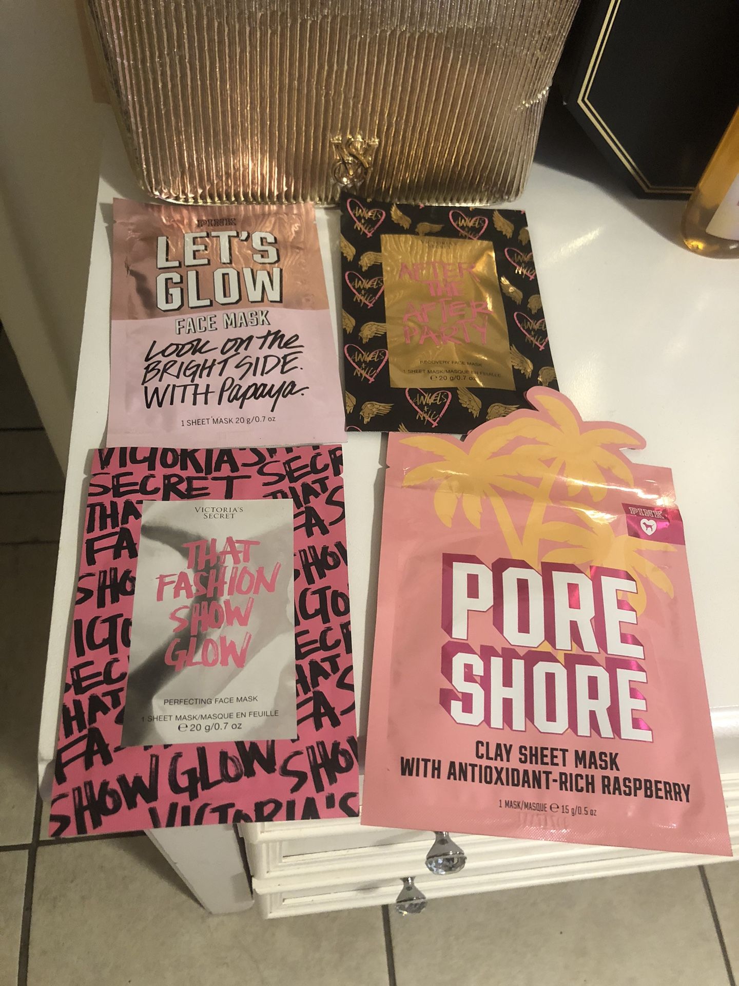 Victoria’s Secret Pink Sheet Mask Brand New (4 Total) Rare 