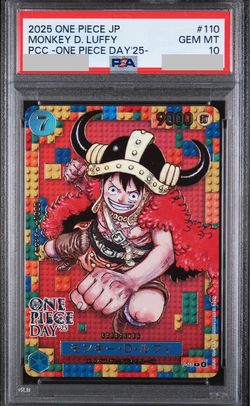PSA 10 Luffy One Piece Day 2025 JP Booster Box Packs Zoro Nami Manga Promo Card Game OP