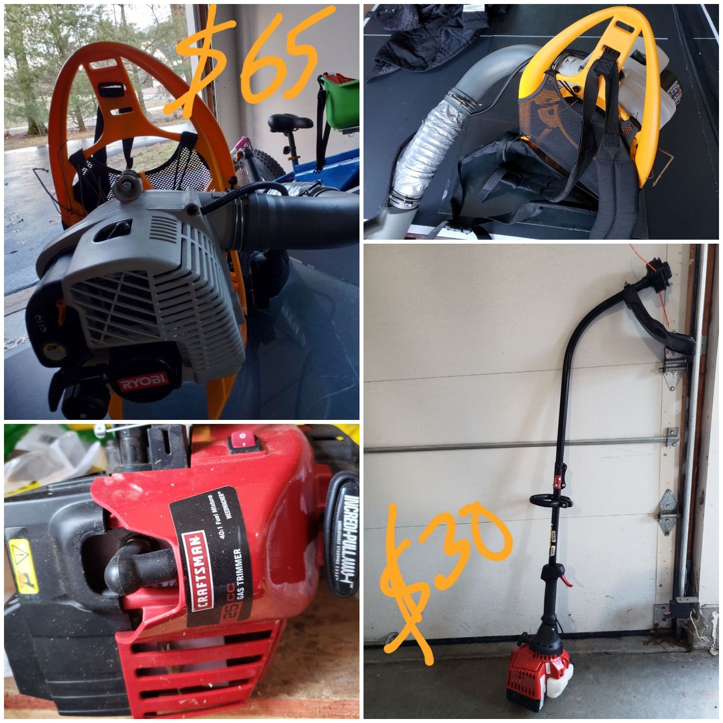 Moving Sale - lawn equipment