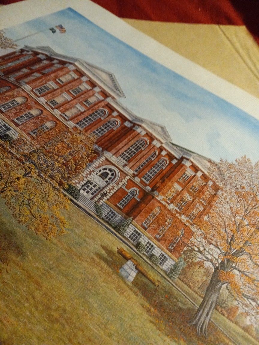 C.G.Morehead Art Print,UK Administration Building Limited Edition, Signed &Numbe.
Artist is C.G.Morehead.
print is of UK Administration Building. Si