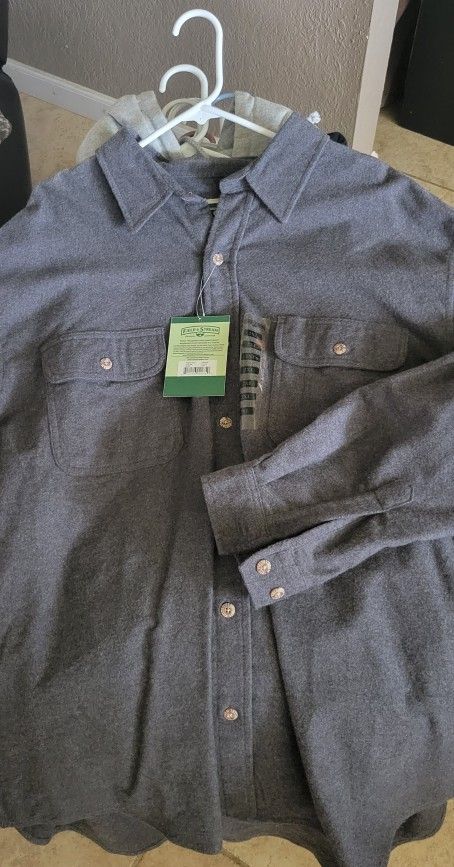 Field & Stream Flannel Jacket, Size 2XL, New