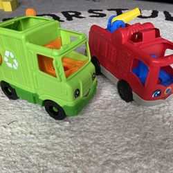 2 Little People Trucks- Christmas Toys $10 For Both