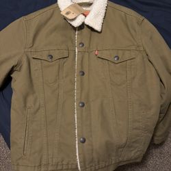 Levi’s Sherpa Jacket Men’s Size Médium 