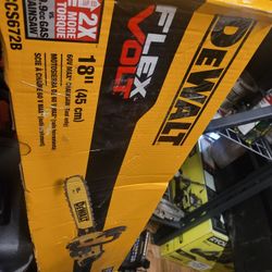 DEWALT 60V MAX 18in. Brushless Cordless Battery Powered Chainsaw Tool-Only 