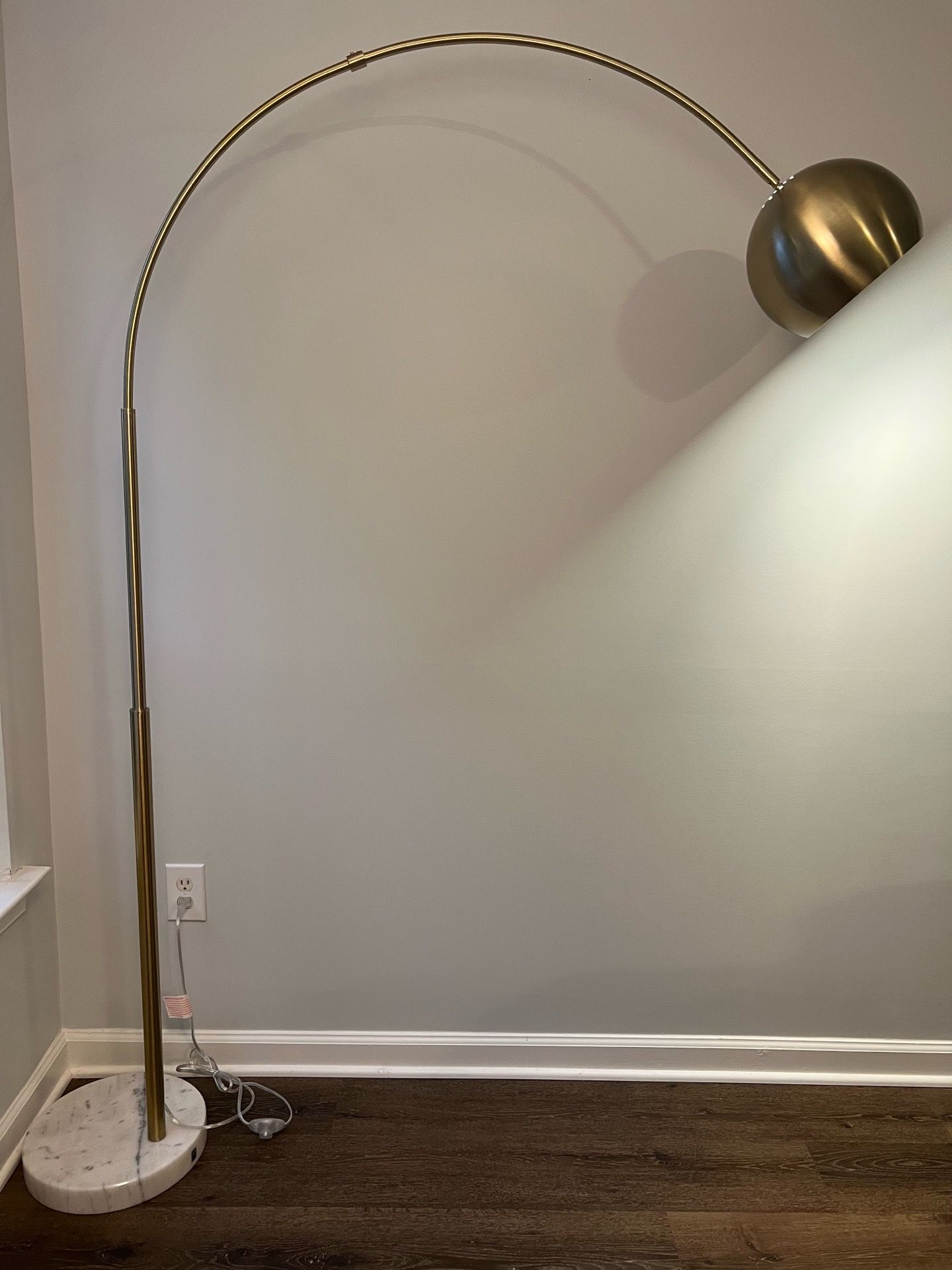 Brightech 75” inch gold arched lamp - Name your price