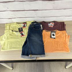 5pc Lot Women's Dickies Clothing Size XS & 2