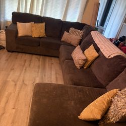 Large Grey 3 Piece Sectional 700 OBO
