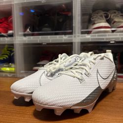 Nike Vapor Edge Speed 360 2 White Silver DA5455-102 Football Cleats Sz 13M NWOB