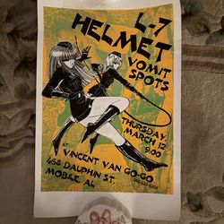 L7 - HELMET - VOMIT SPOTS Poster From 1992