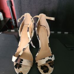 AOSO. Leopard Shoes Size 8