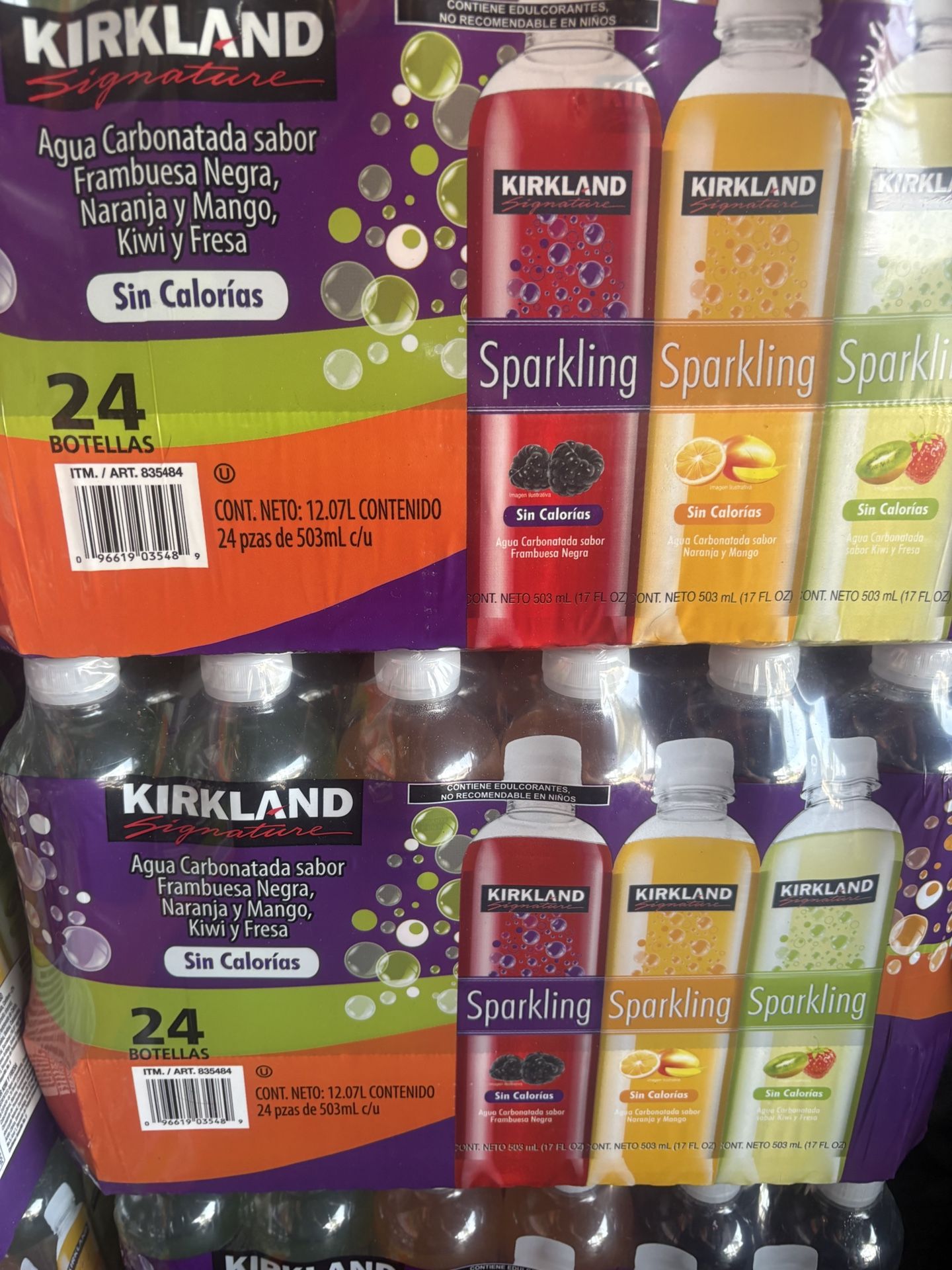 Kirkland Sparkling Ice 24pk Drinks.. Special 2 For $15