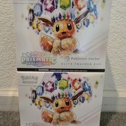 Prismatic Evolutions Pokemon Center Exclusive ETB Elite Trainer Box
