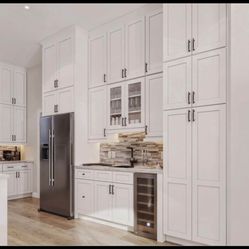 16 White Shaker Cabinets Brand New In Box 