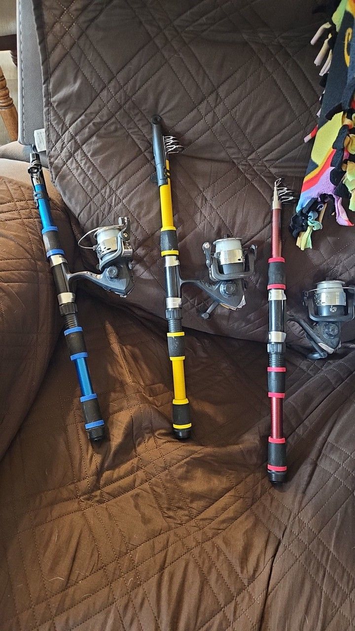 Collapsible Fishing Rods