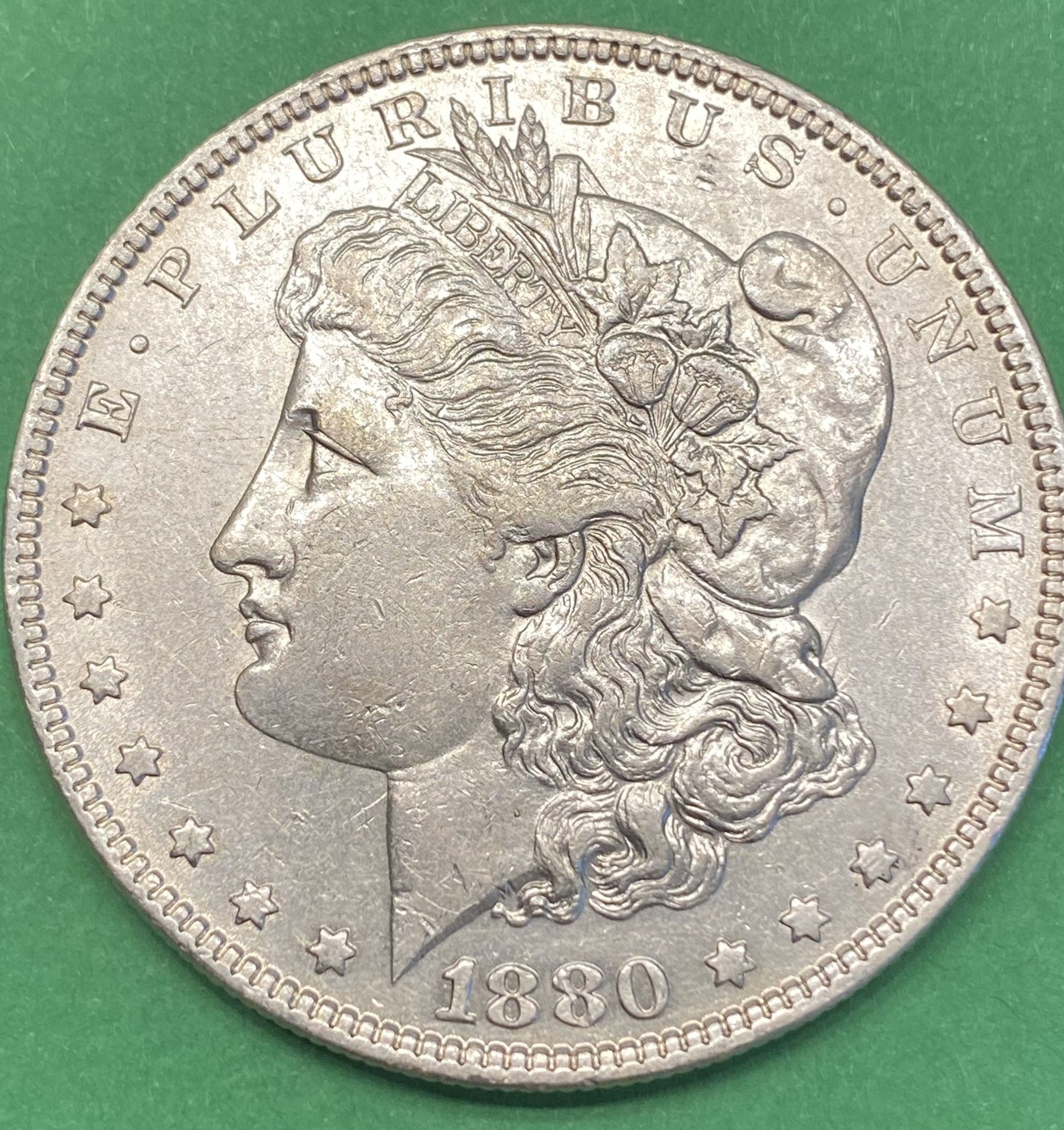 1880-O UNITED STATES MORGAN SILVER DOLLAR